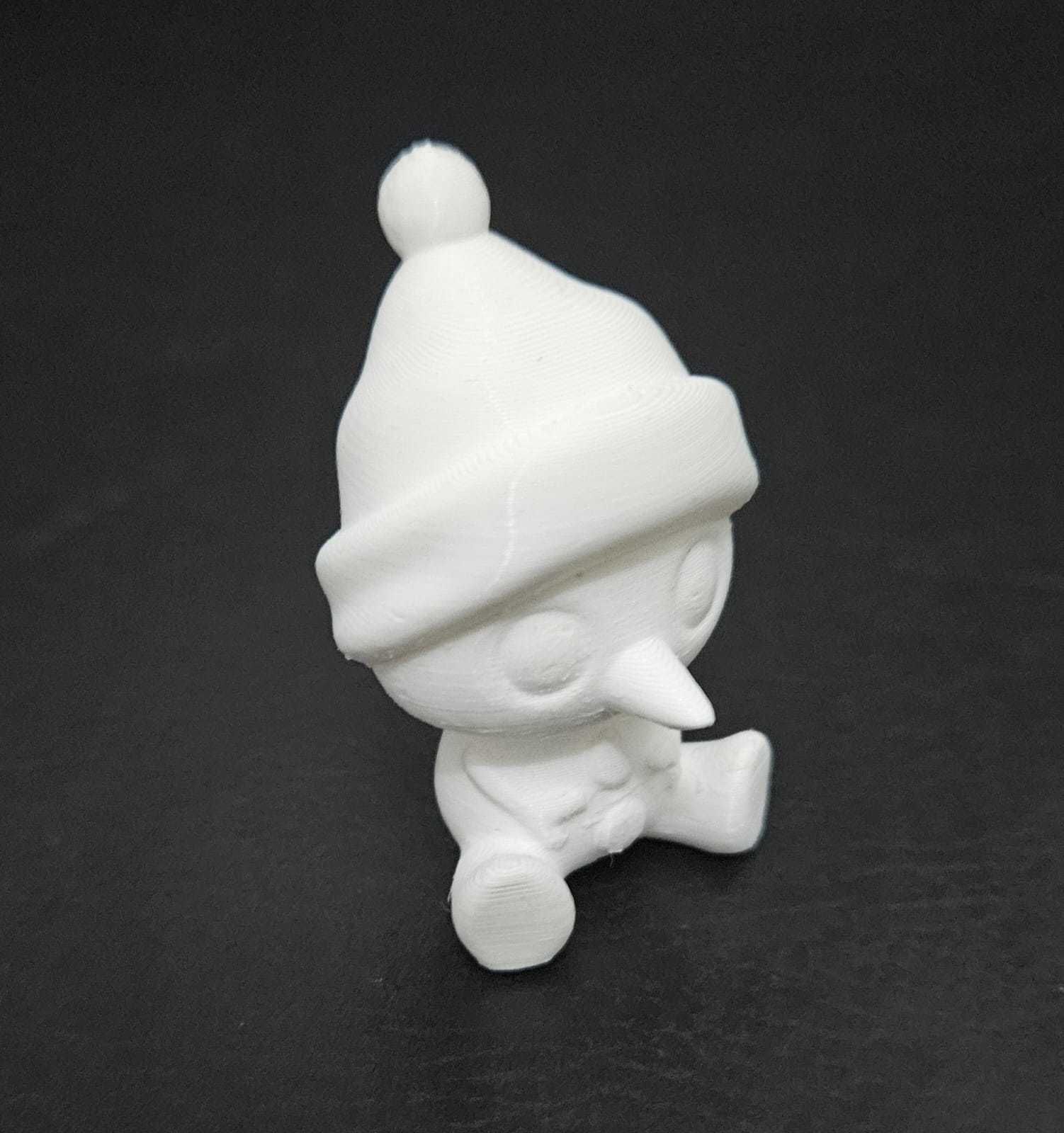 Cute Snowman 3D print model_10
