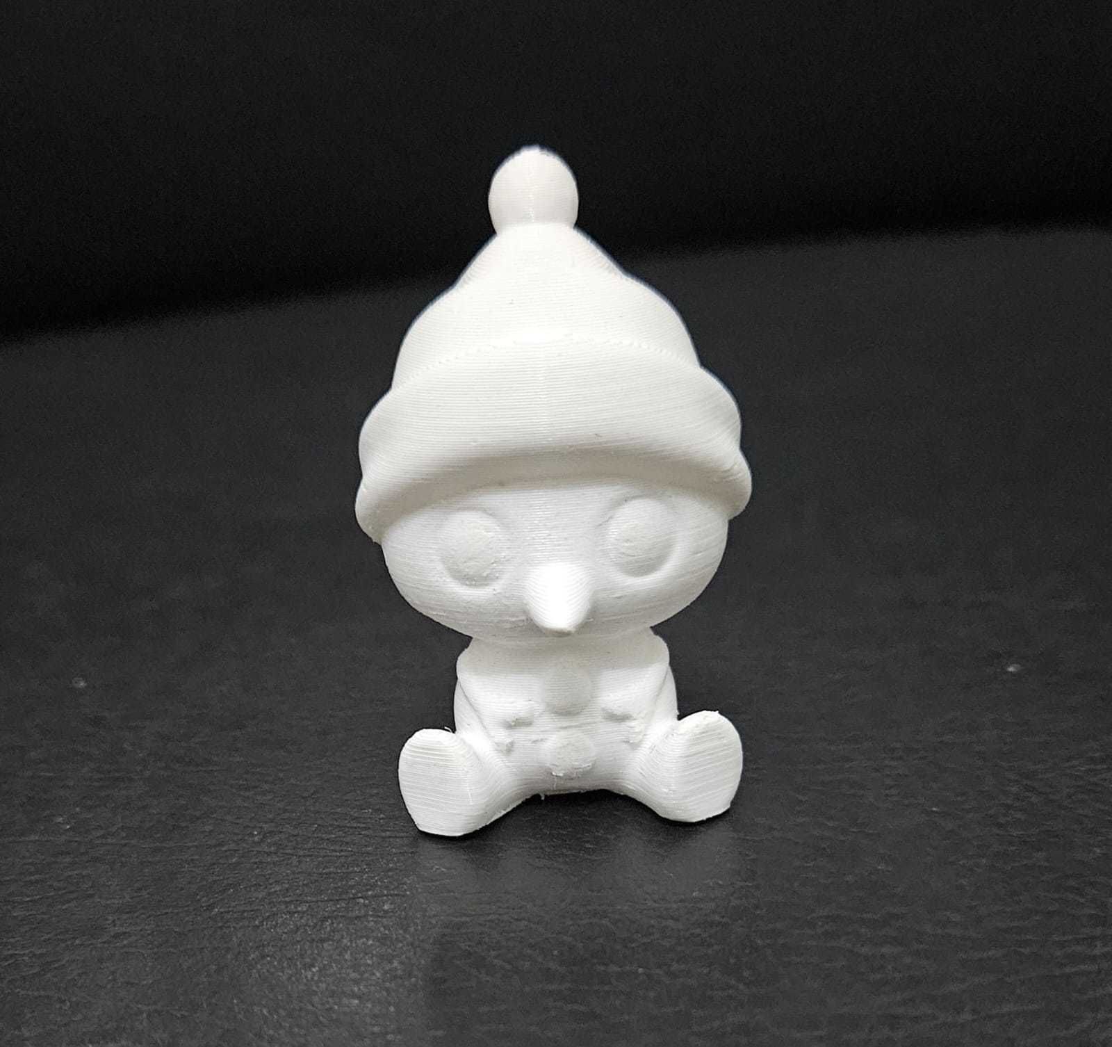 Cute Snowman 3D print model_11
