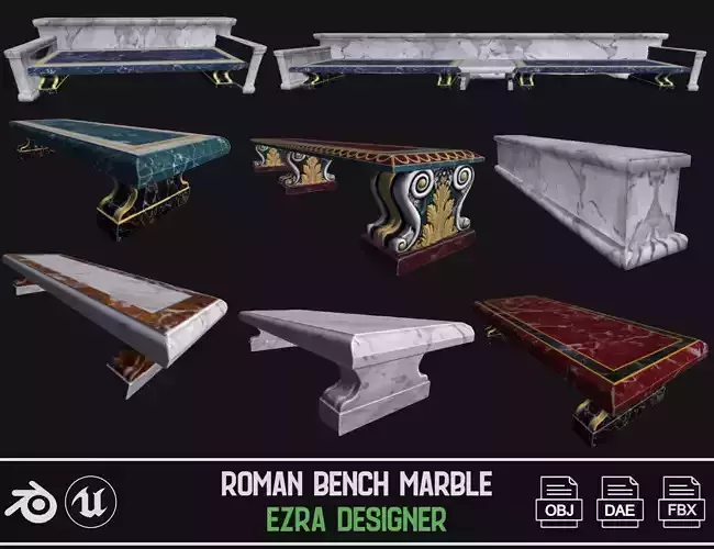 Roman Bench Marble