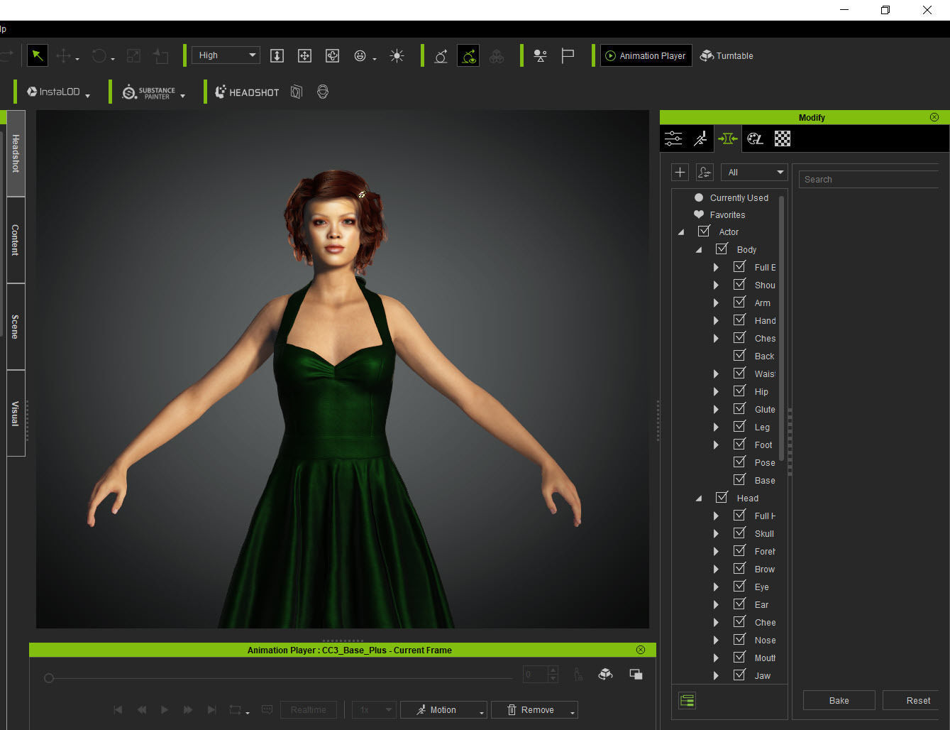 Rihanna Rigged Animated 2500 Free animations tutorial Low-poly 3D model_9