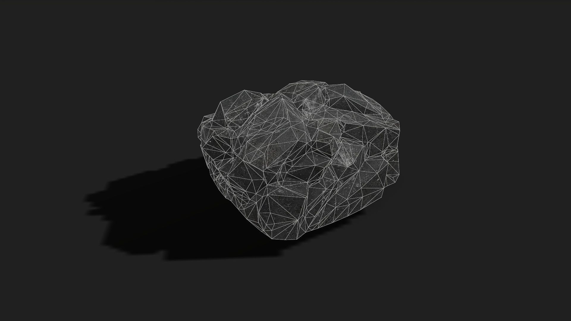 Mountain cliff Rocks - PBR Pack 08 Low-poly 3D model_23