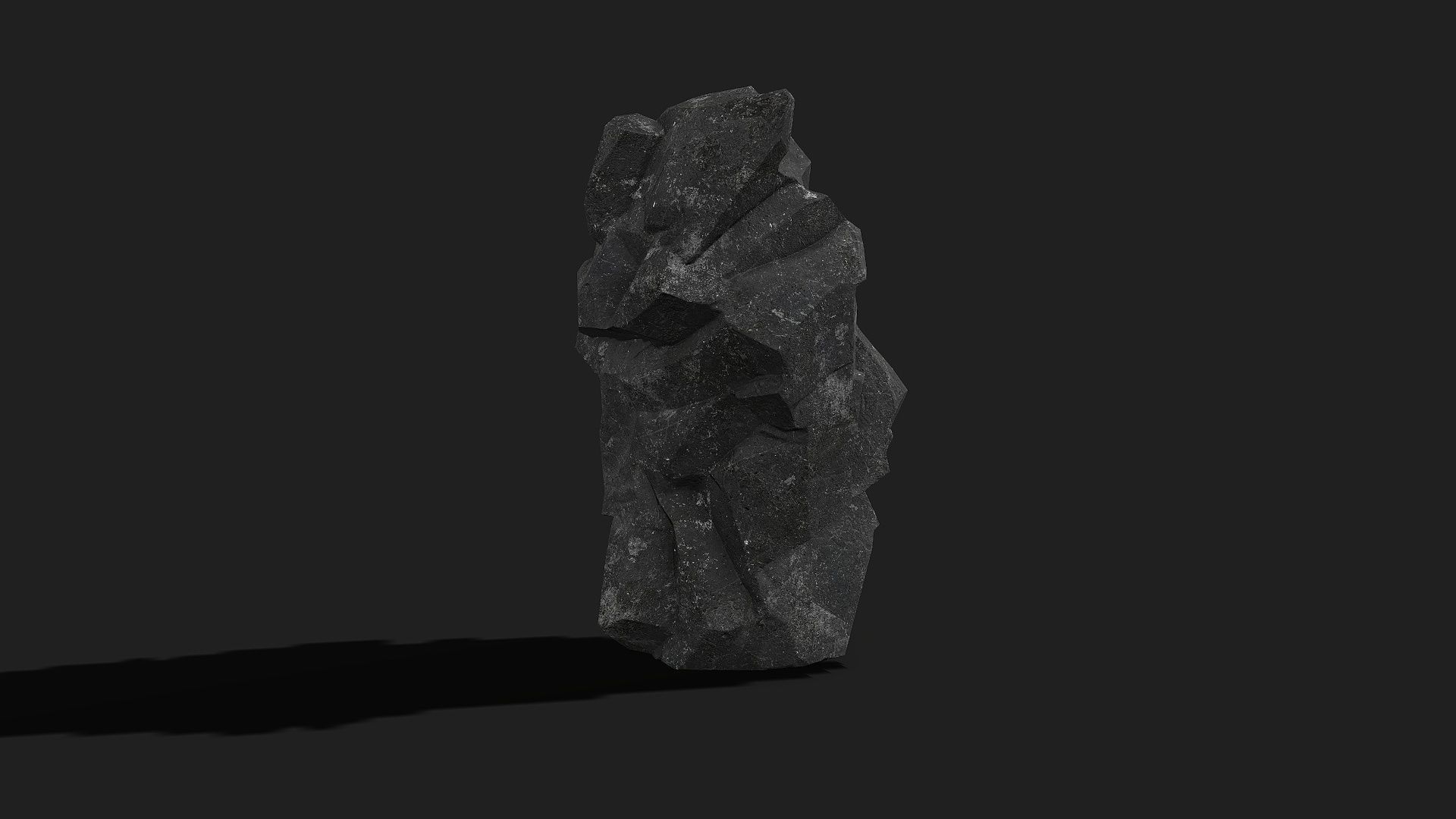 Mountain cliff Rocks - PBR Pack 08 Low-poly 3D model_16