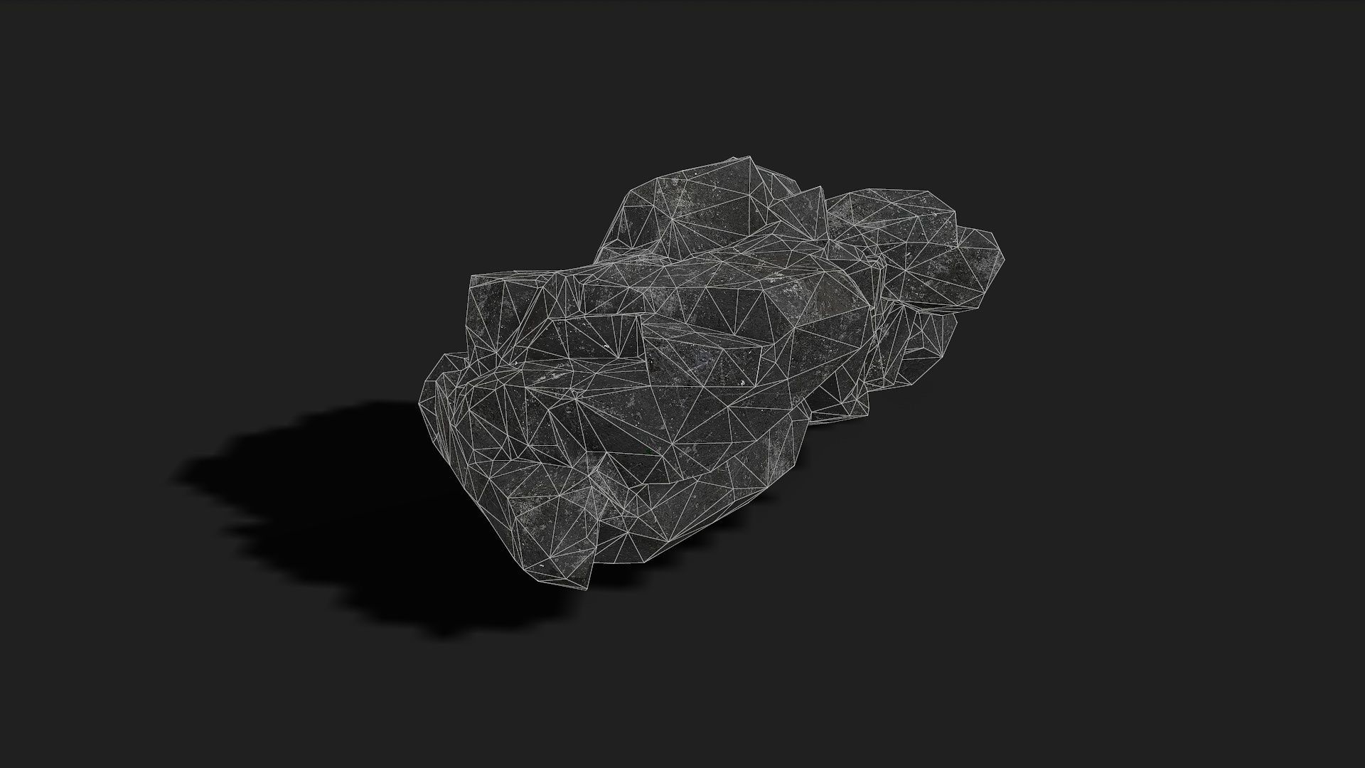 Mountain cliff Rocks - PBR Pack 08 Low-poly 3D model_19