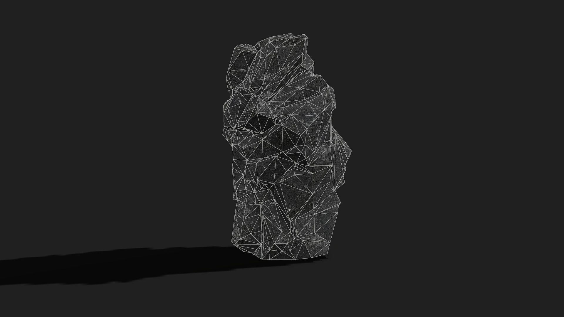 Mountain cliff Rocks - PBR Pack 08 Low-poly 3D model_17