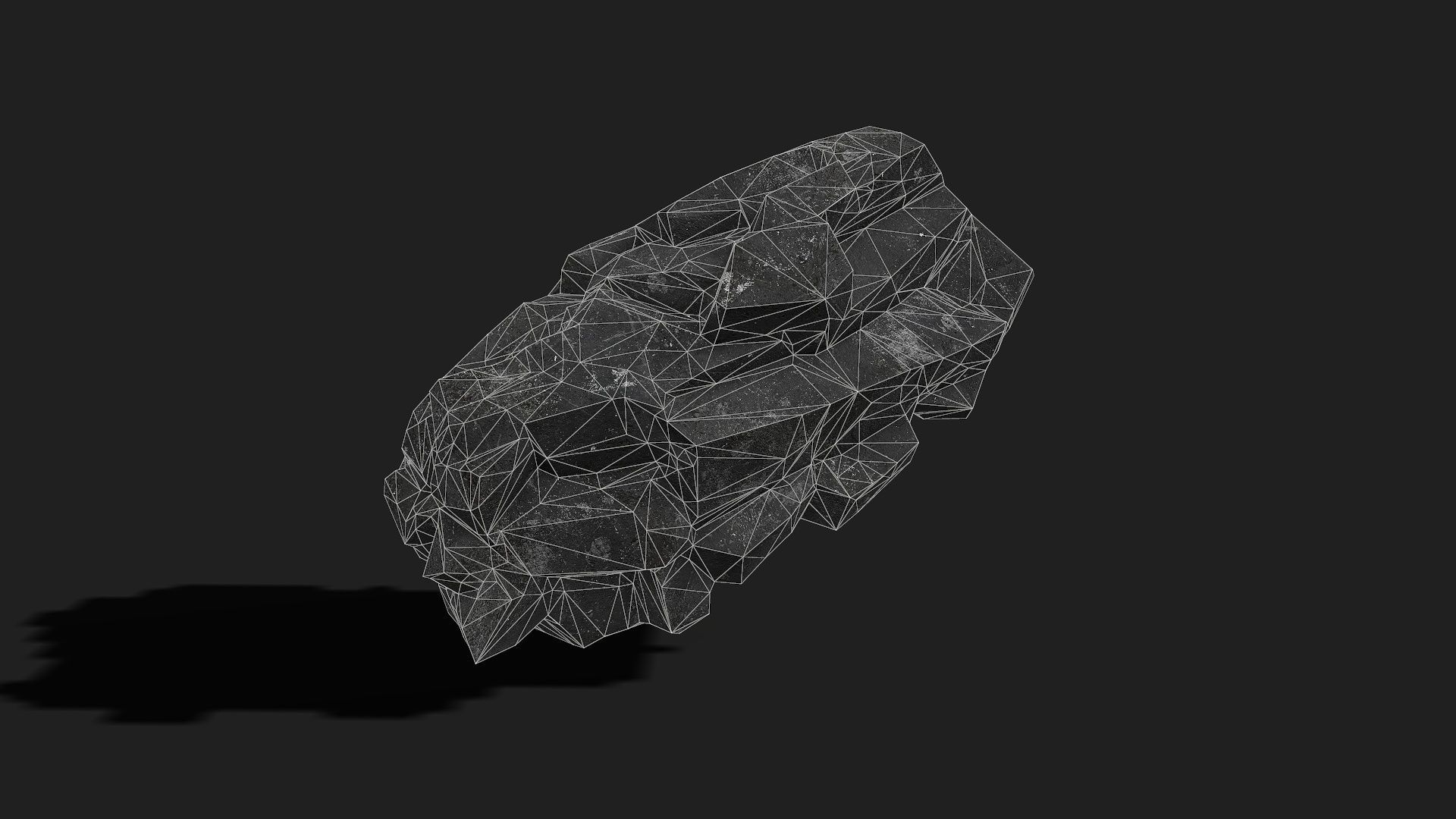 Mountain cliff Rocks - PBR Pack 08 Low-poly 3D model_11