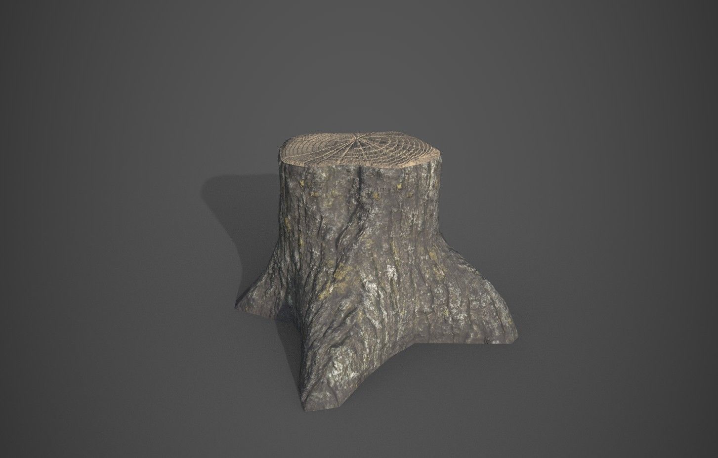 Forest Block Post assets Low-poly 3D model_22