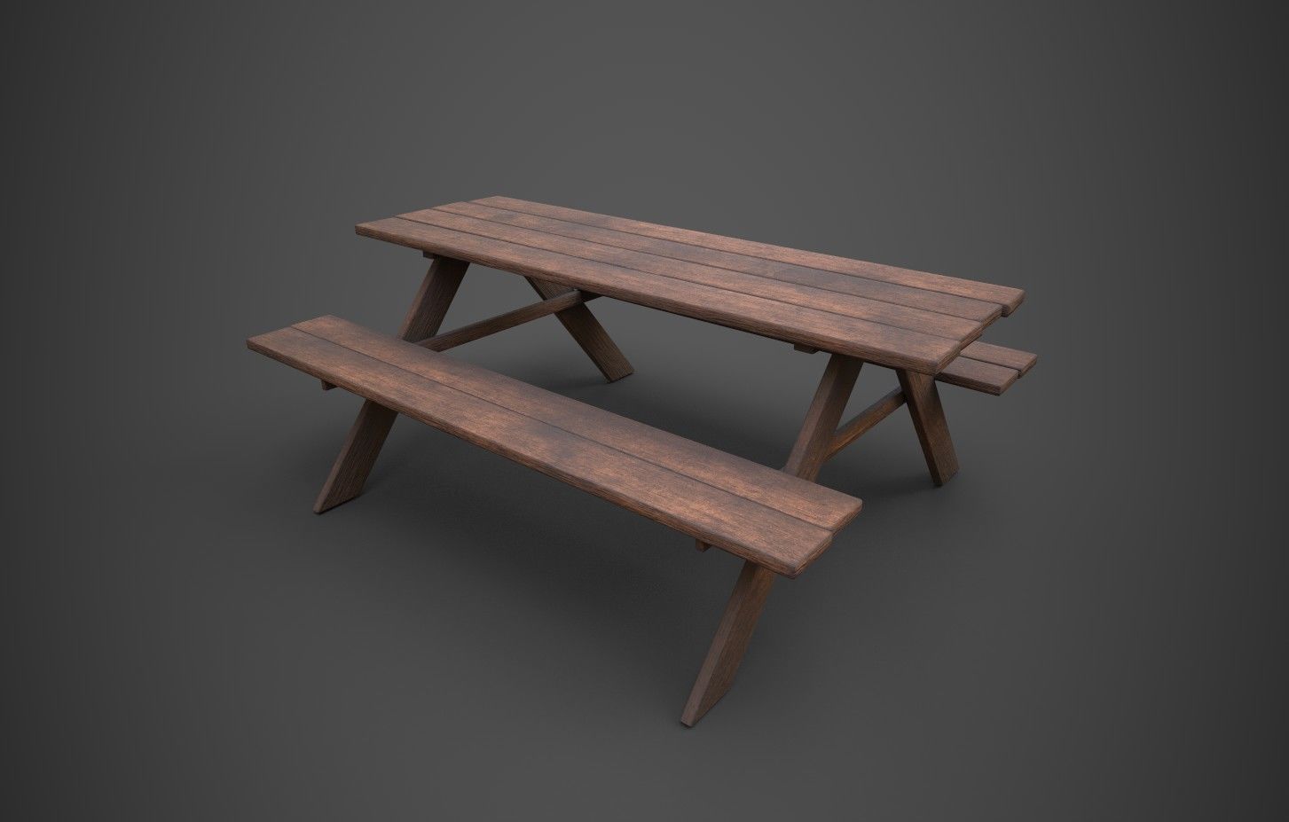 Forest Block Post assets Low-poly 3D model_4