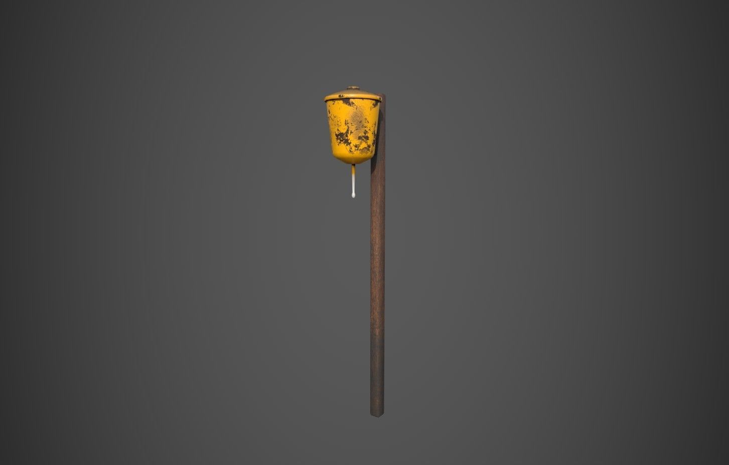 Forest Block Post assets Low-poly 3D model_24