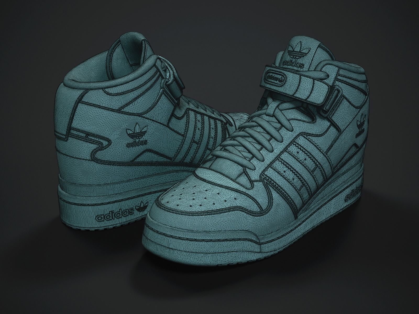adidas Forum sneaker-3d printable 3D print model_6