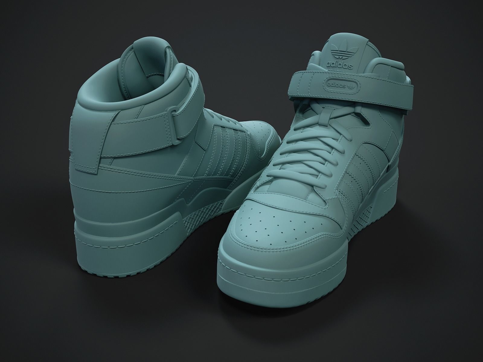 adidas Forum sneaker-3d printable 3D print model_3