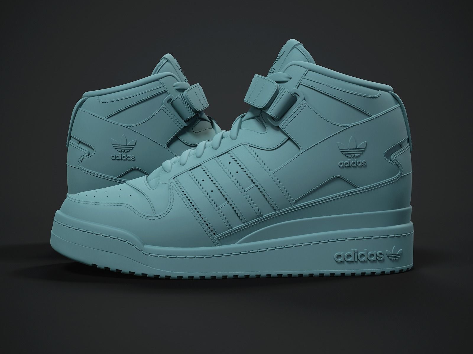 adidas Forum sneaker-3d printable 3D print model_1
