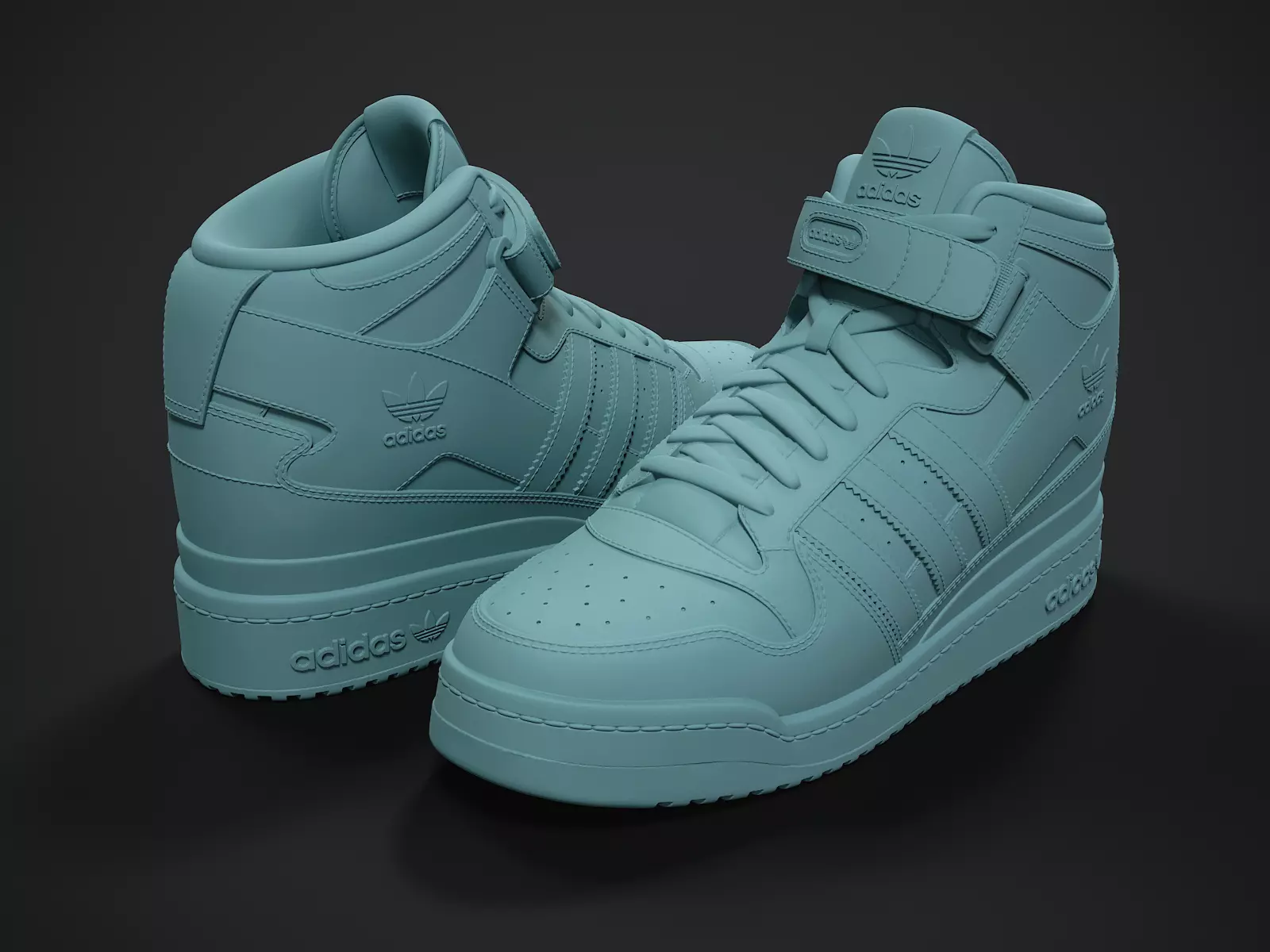 adidas Forum sneaker-3d printable 3D print model_0