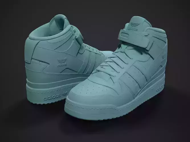 adidas Forum sneaker-3d printable 3D print model