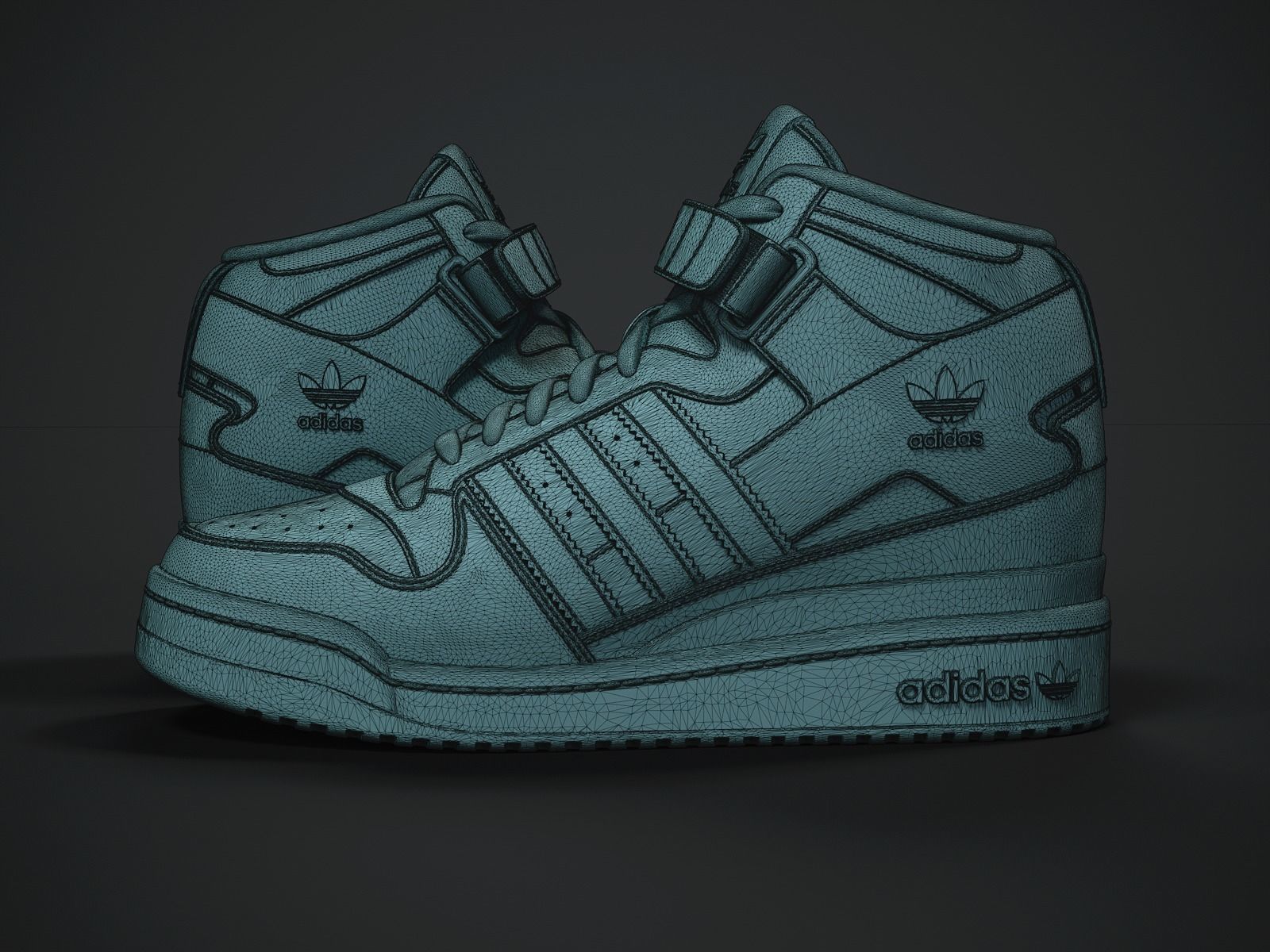 adidas Forum sneaker-3d printable 3D print model_7