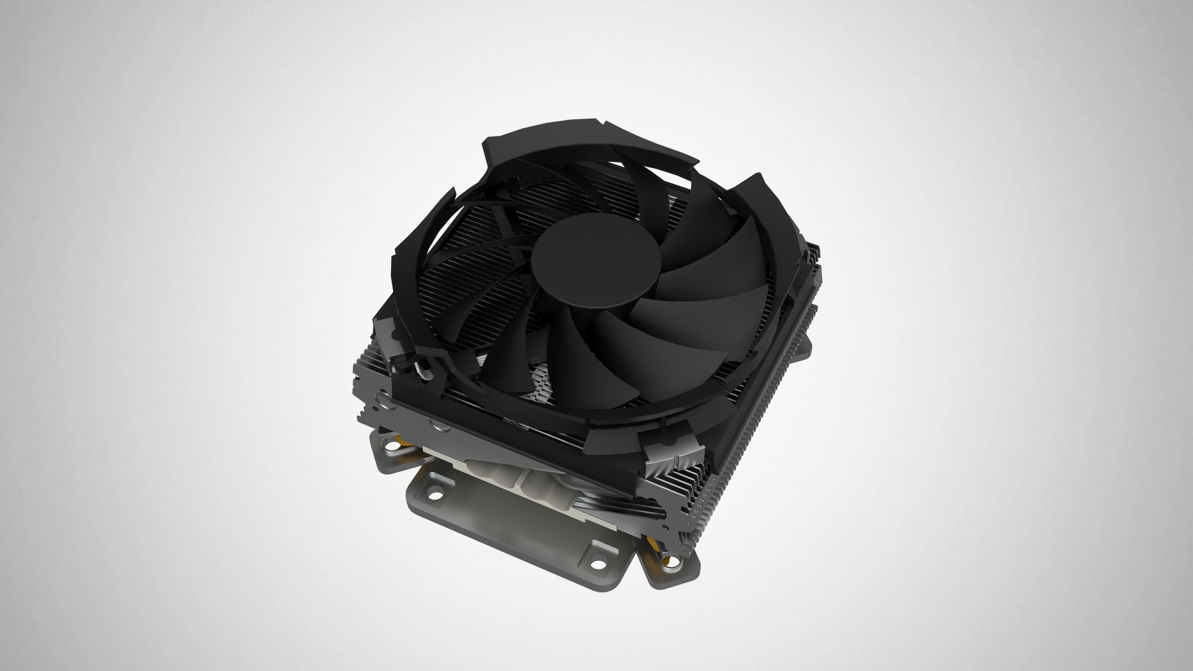  CPU Processor Cooler Fan 3D model_9
