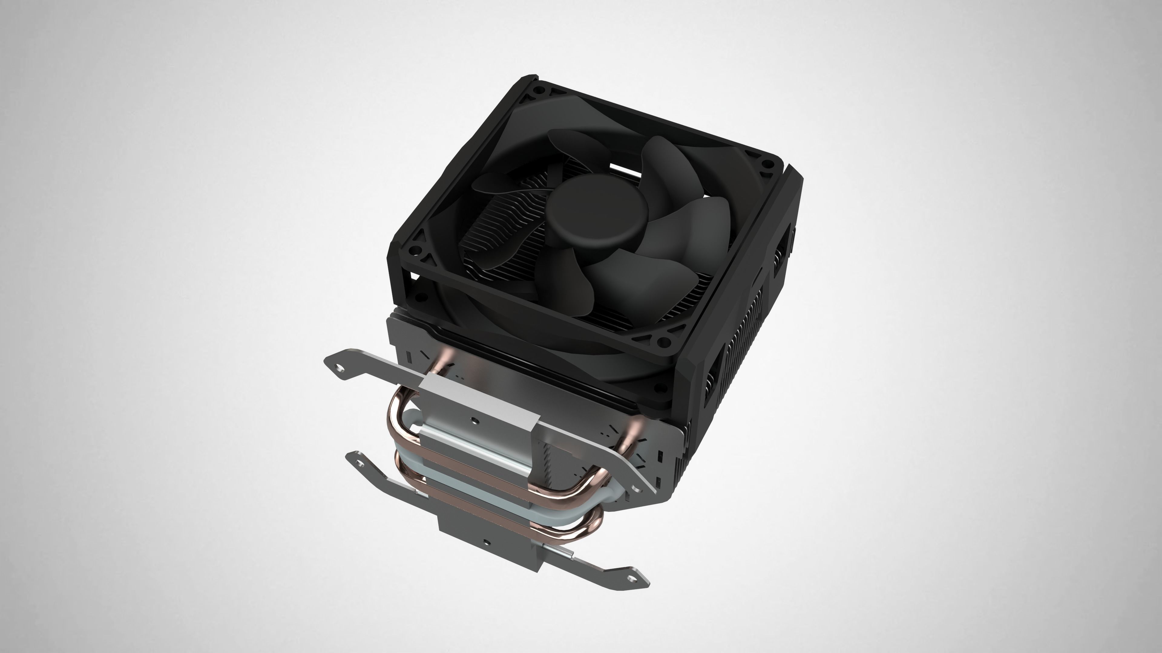 CPU Processor Cooler Fan 3D model_2