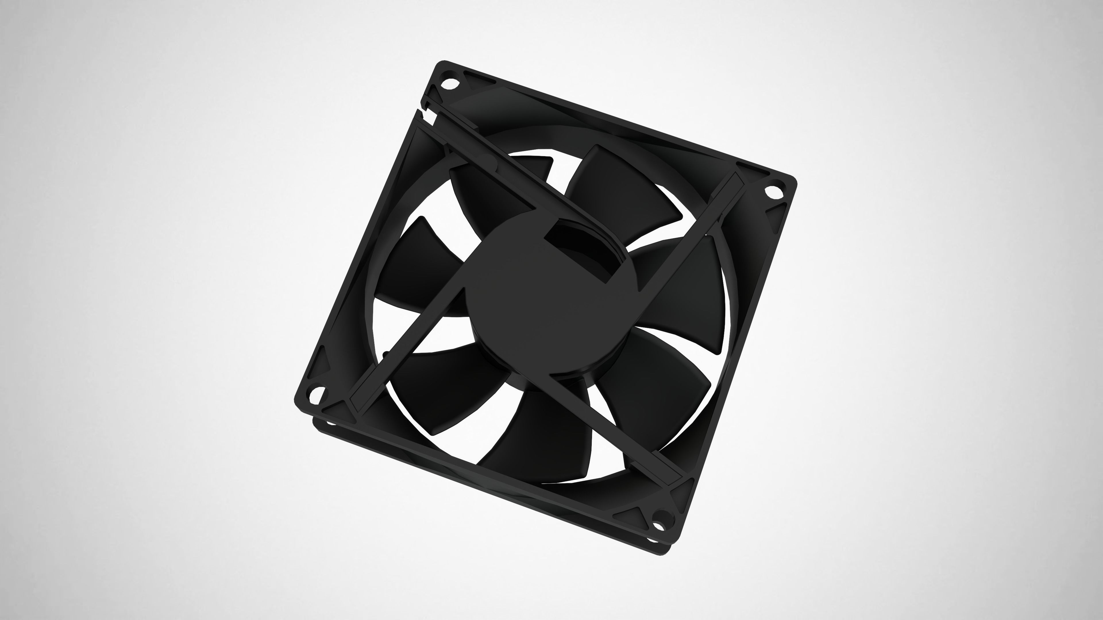  CPU Processor Cooler Fan 3D model_8