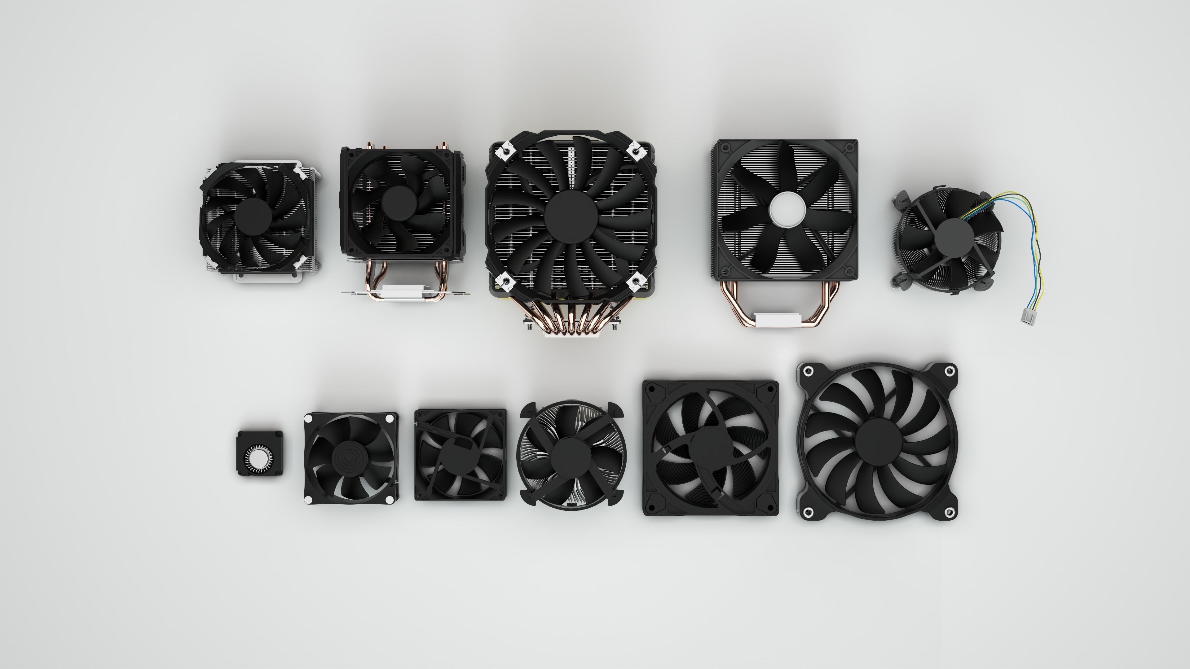  CPU Processor Cooler Fan 3D model_1