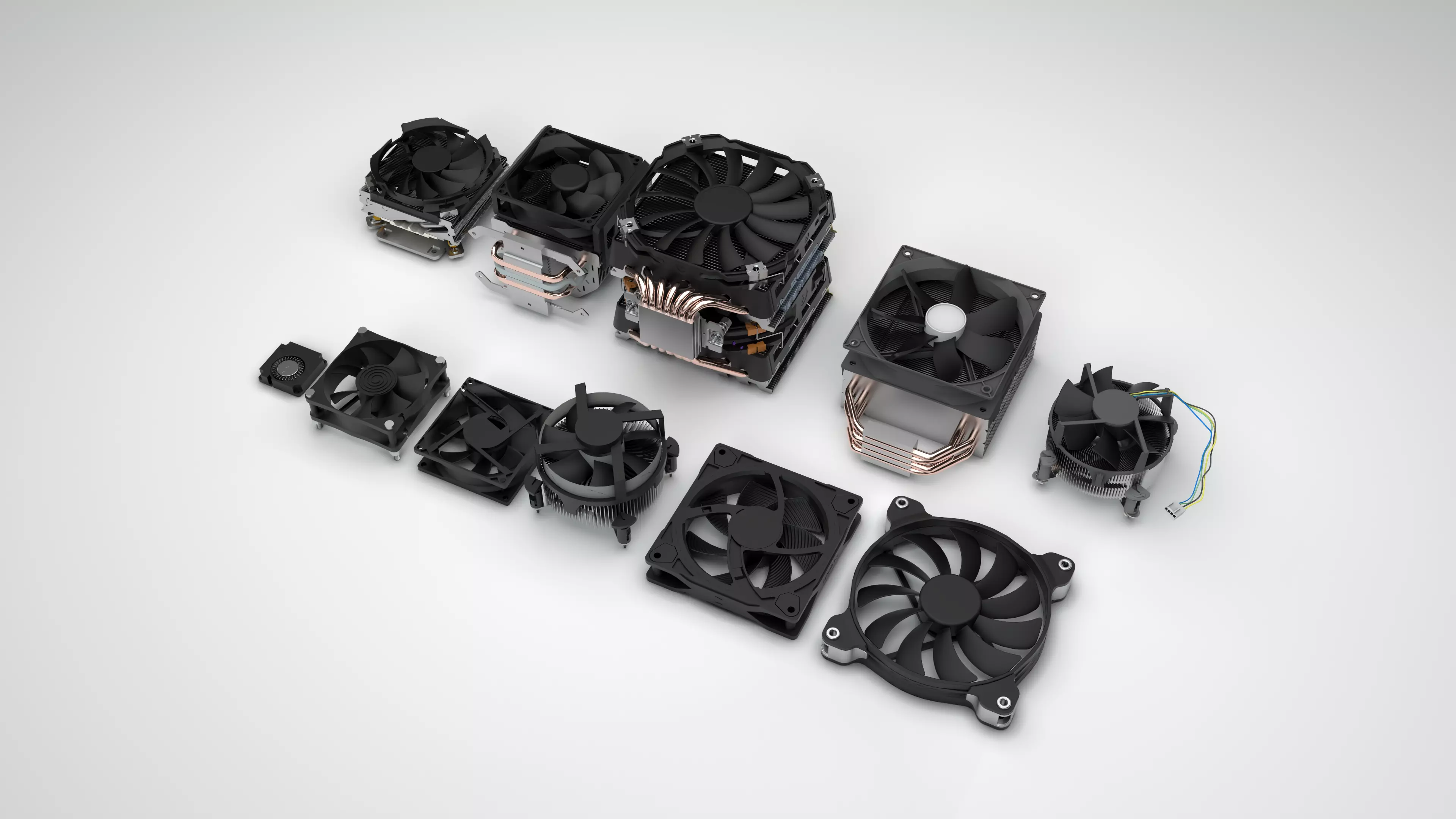  CPU Processor Cooler Fan 3D model_0