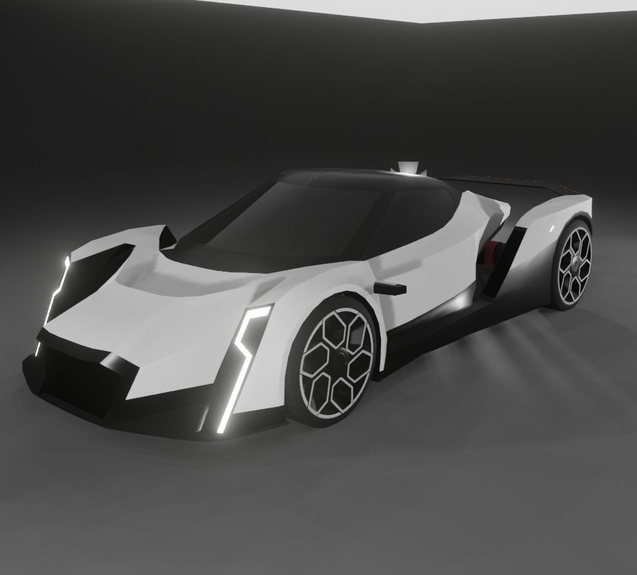 Vanda Electrics Dendrobium Low-poly 3D model_9