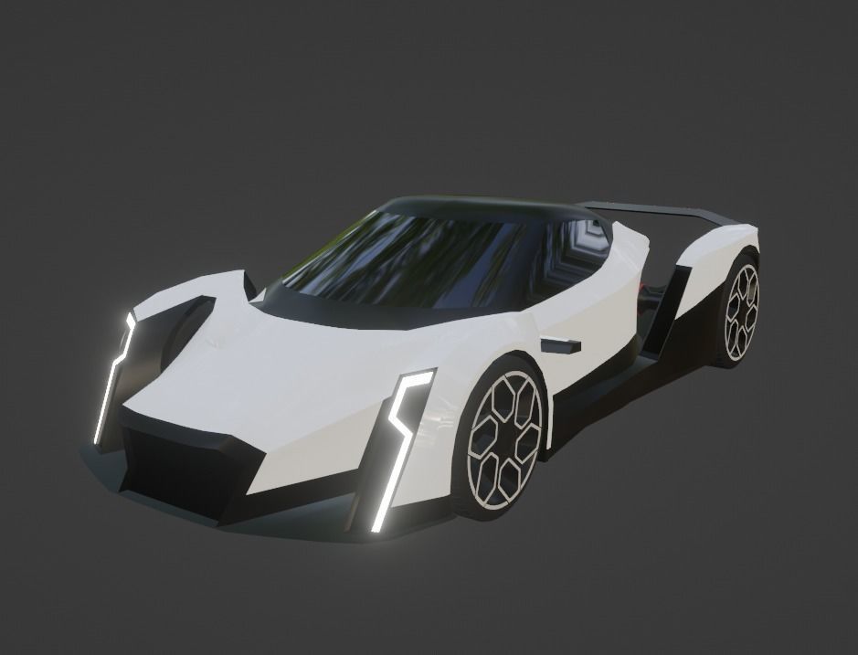 Vanda Electrics Dendrobium Low-poly 3D model_11