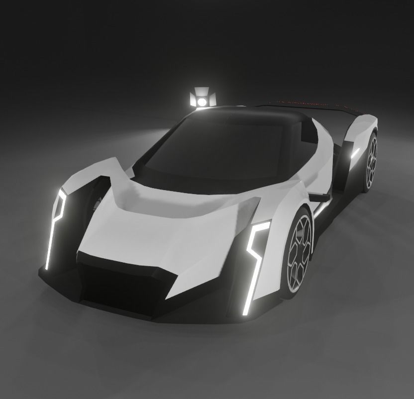 Vanda Electrics Dendrobium Low-poly 3D model_1