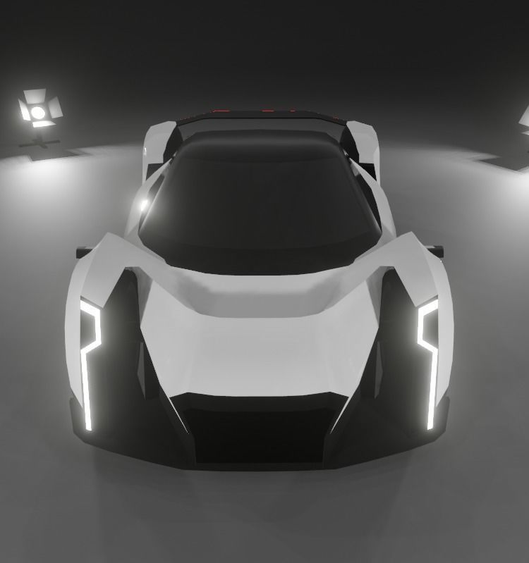 Vanda Electrics Dendrobium Low-poly 3D model_7