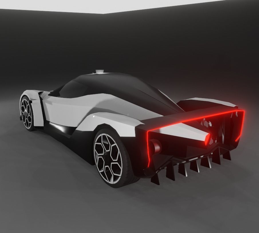 Vanda Electrics Dendrobium Low-poly 3D model_10