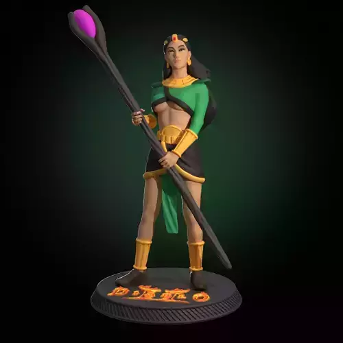 Diablo 2 lord of destruction Wizzard chracter 3D print model 3D print model