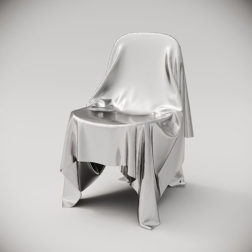 Chair Metal  Low-poly 3D model
