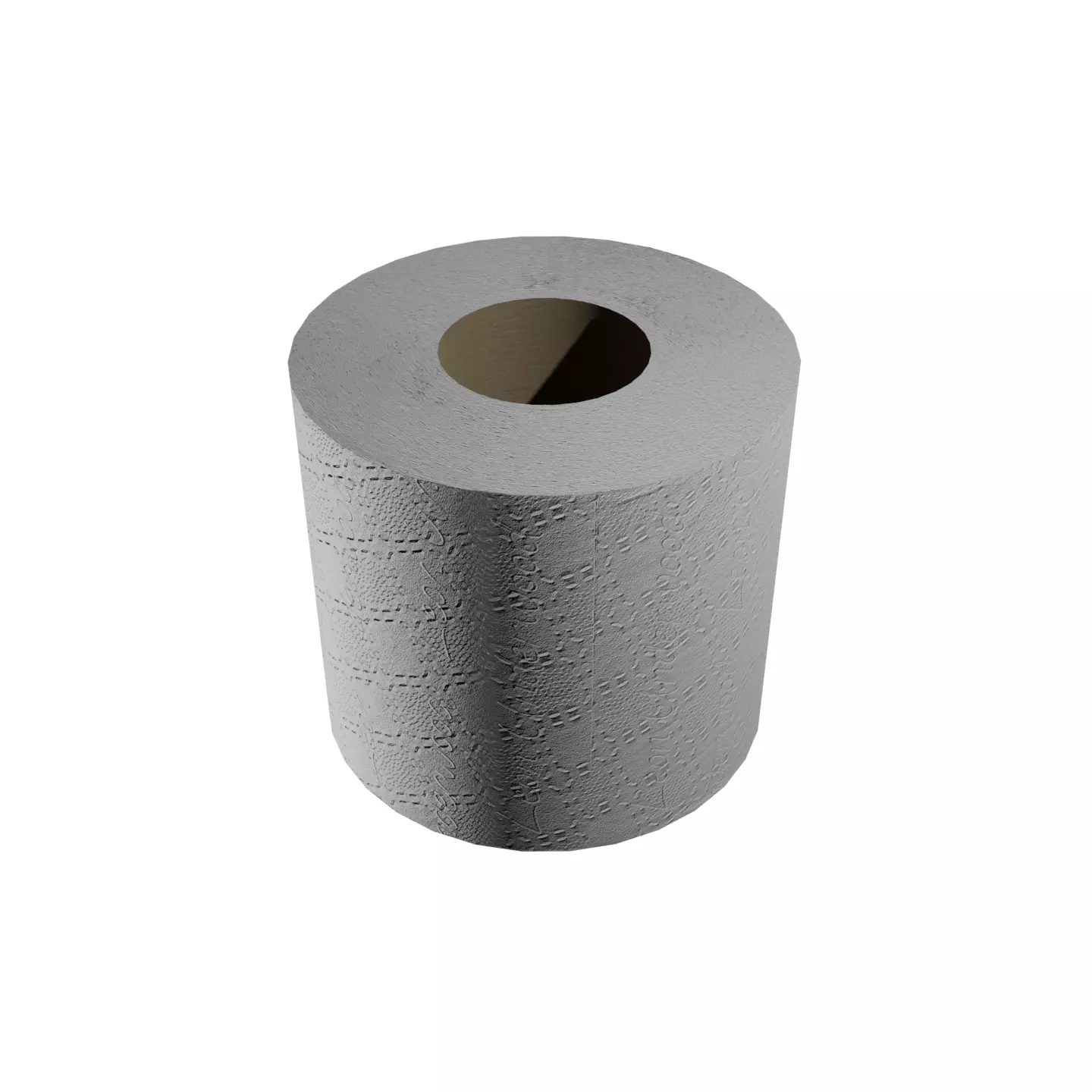 Toilet Roll Free low-poly 3D model