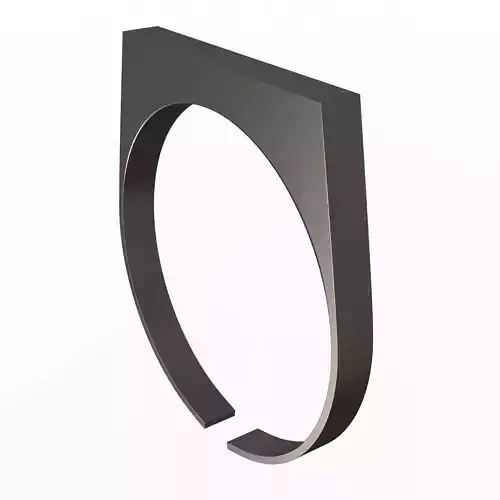 Silver Signet Ring 011