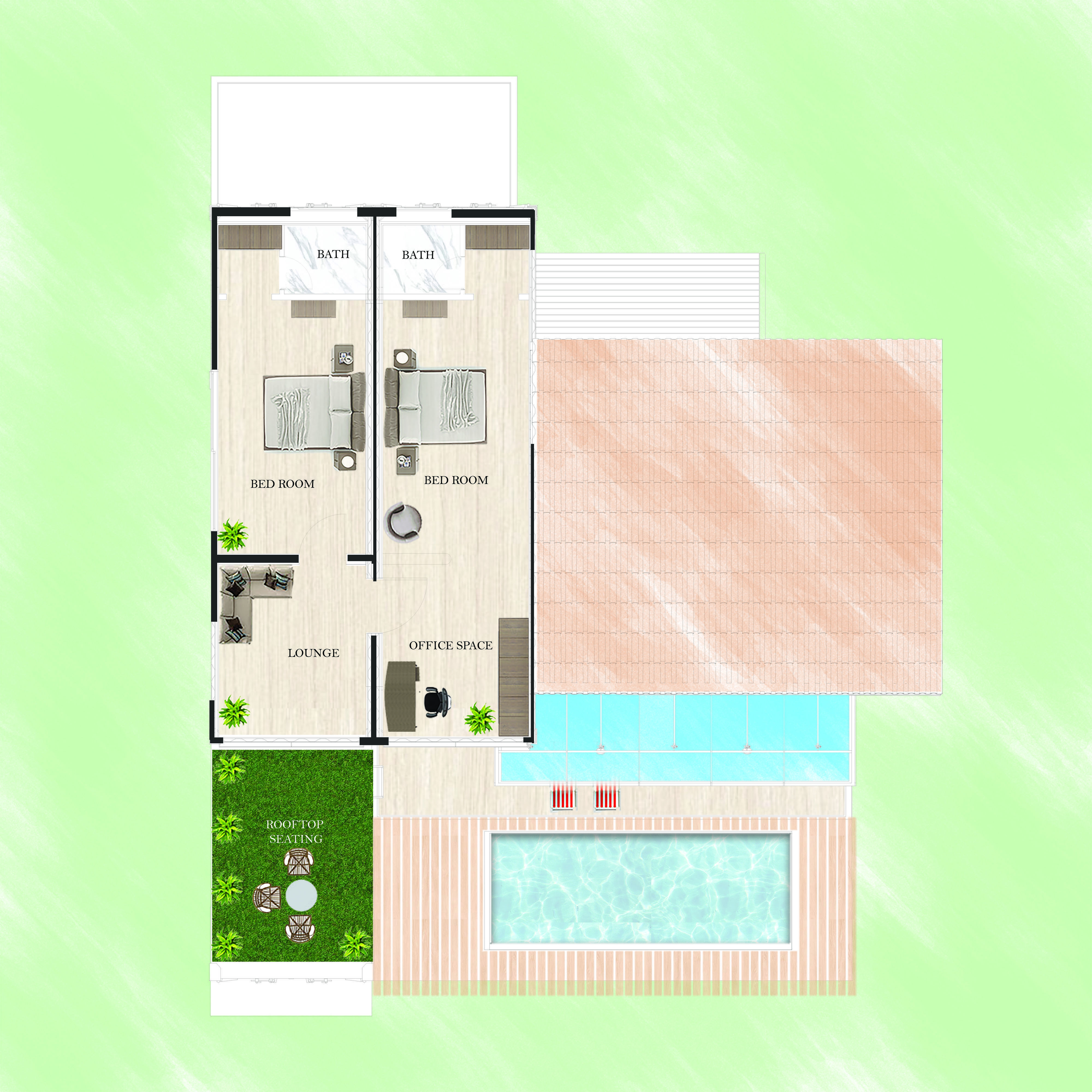 Modular Container House 3D model_5