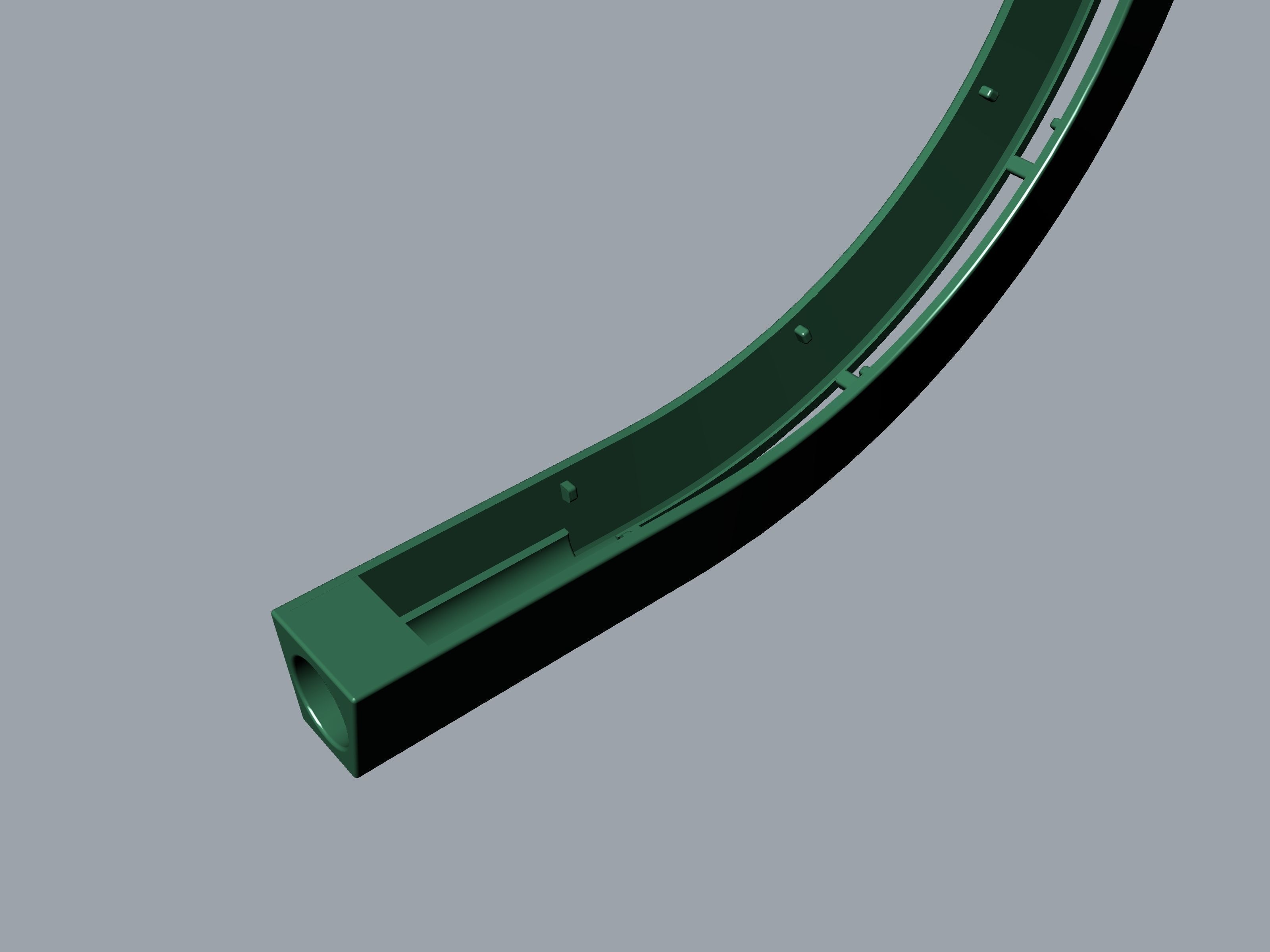 Lock Bracelet 3D print model_27