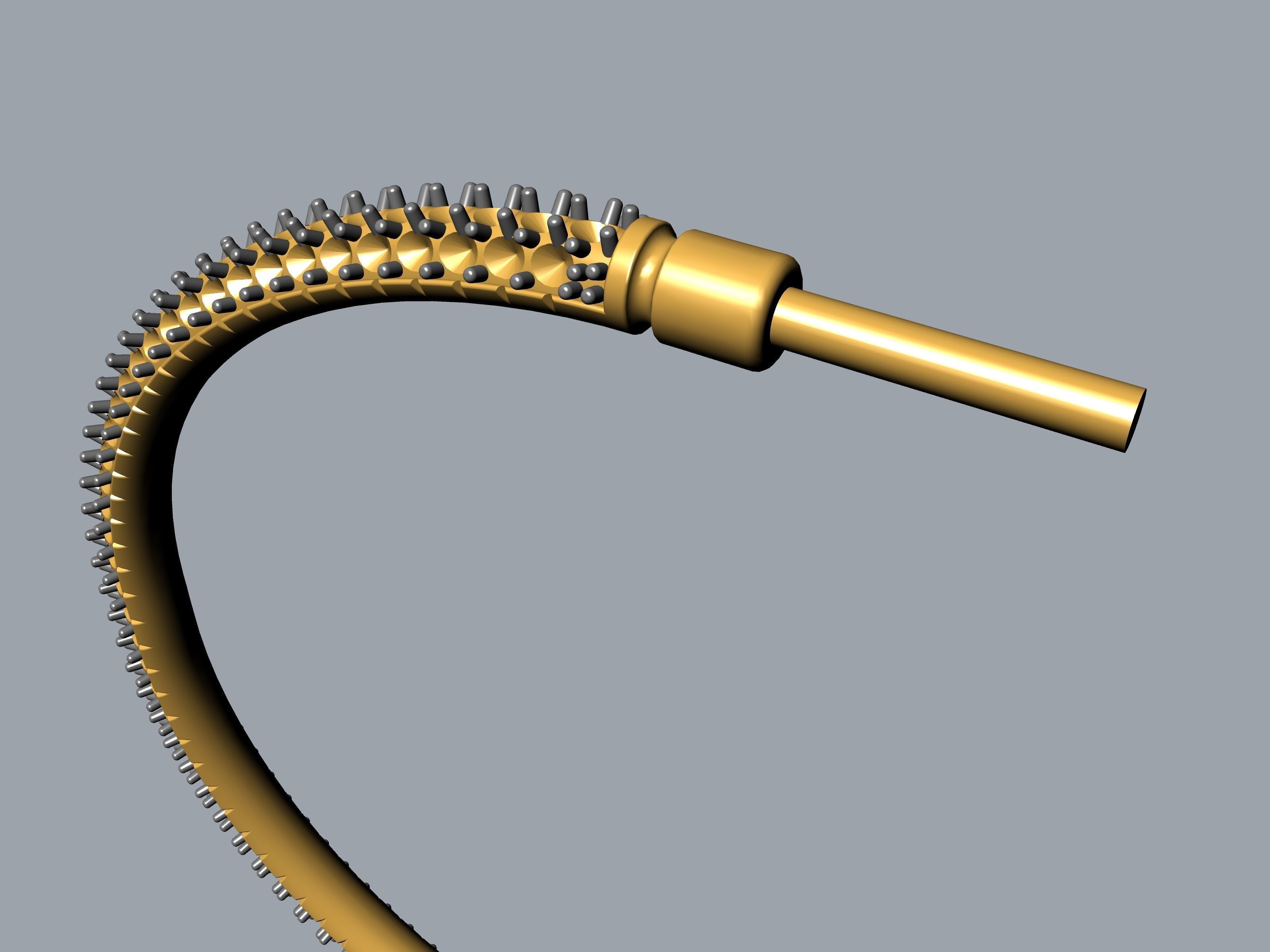 Lock Bracelet 3D print model_32