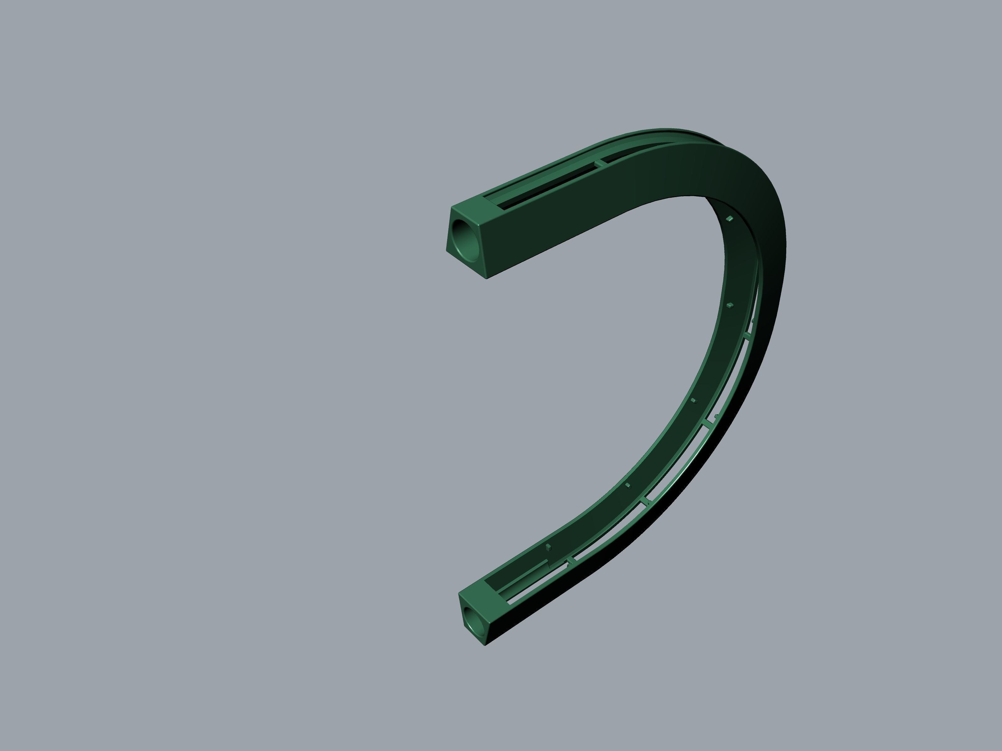 Lock Bracelet 3D print model_26