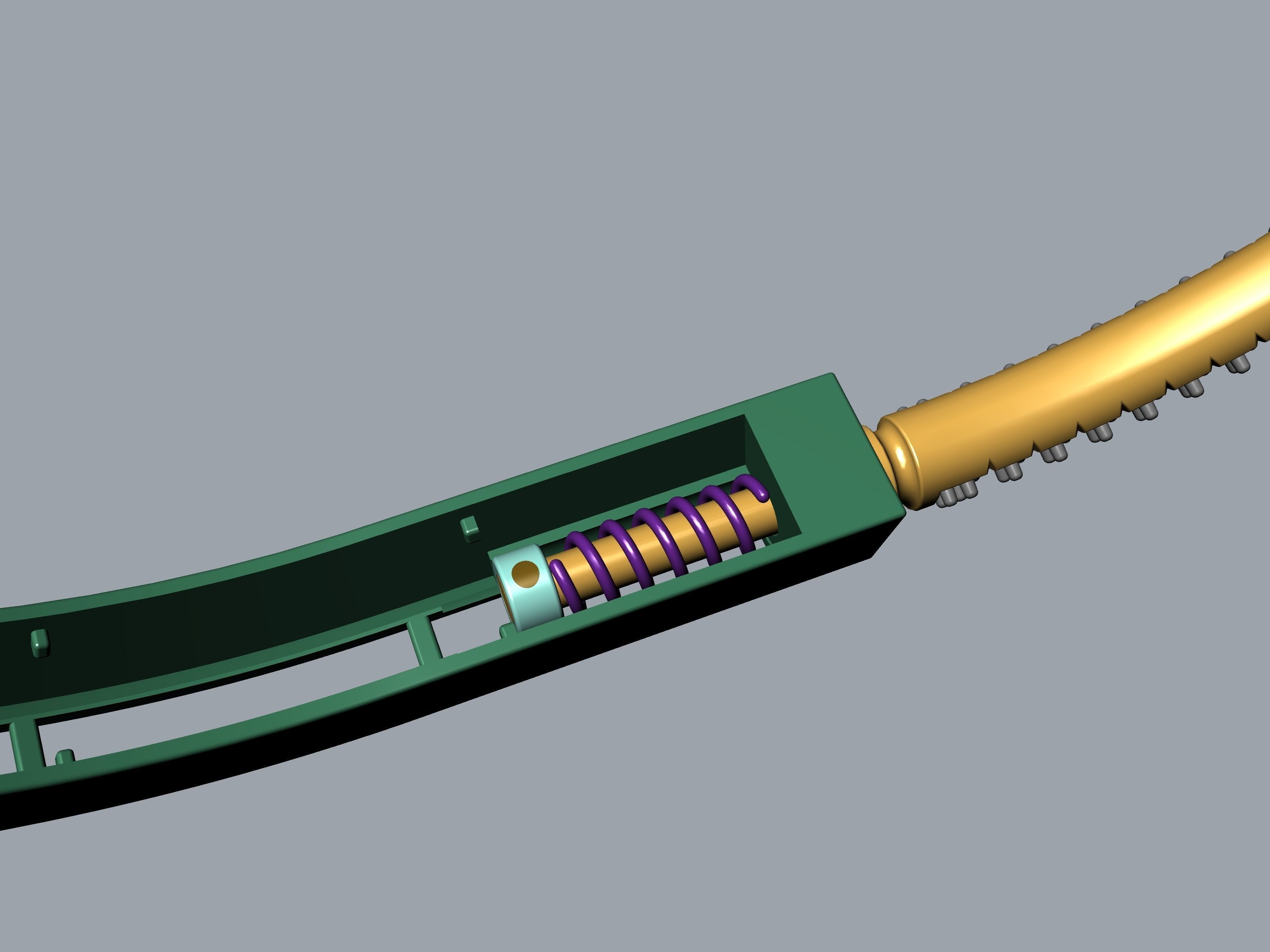 Lock Bracelet 3D print model_35