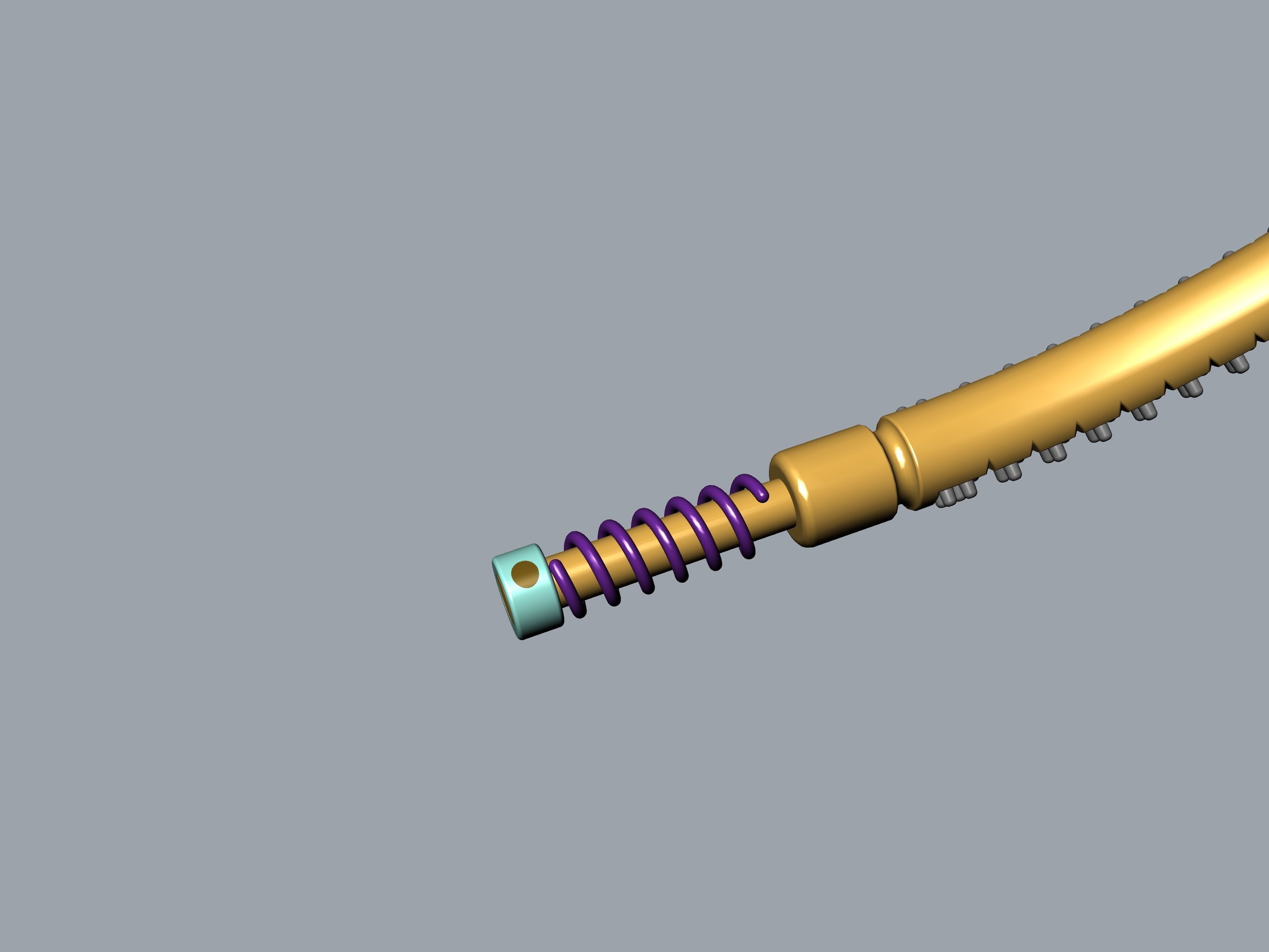 Lock Bracelet 3D print model_36