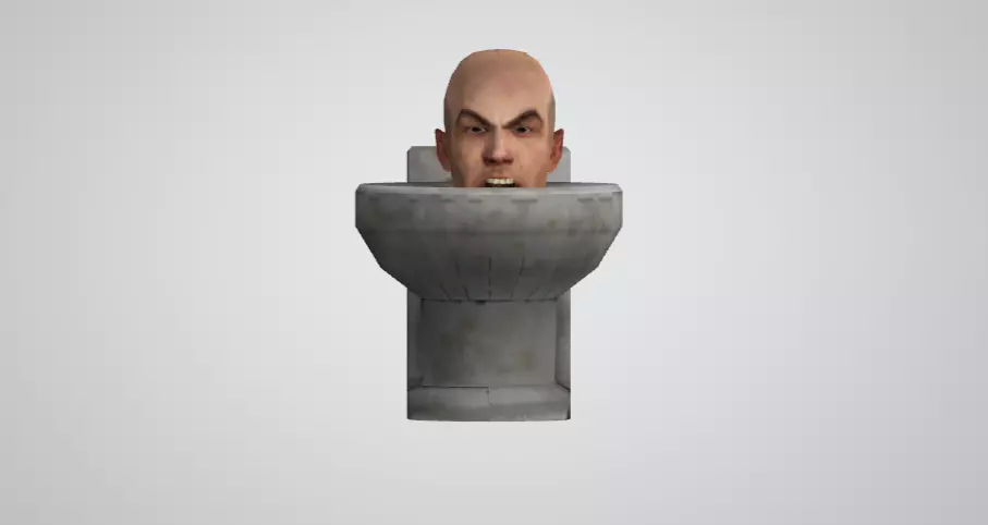 Shoe Toilet 3D model_0