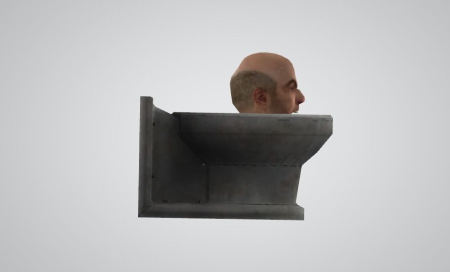 Shoe Toilet 3D model_1