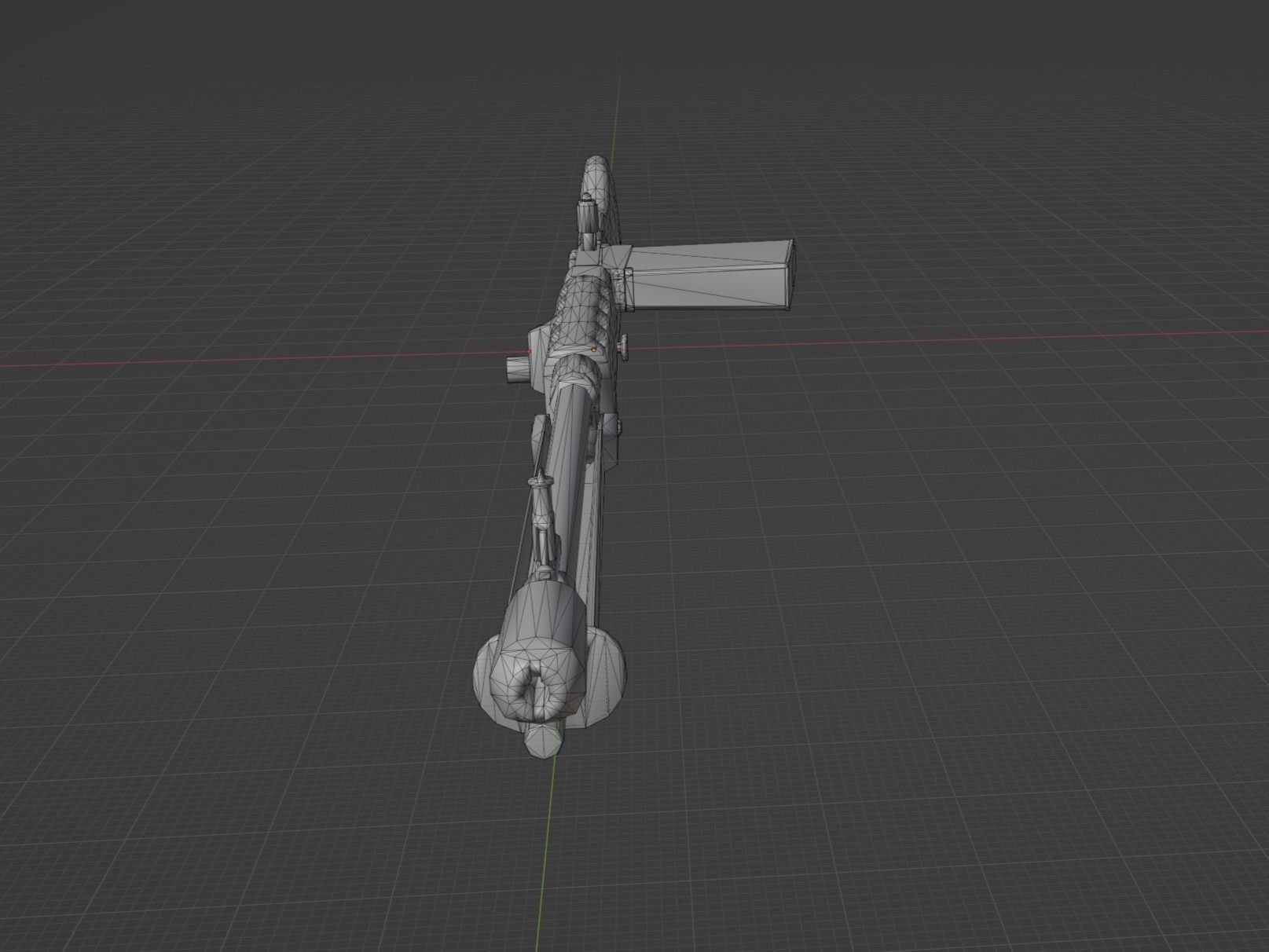 FG 42 Low-poly 3D model_7