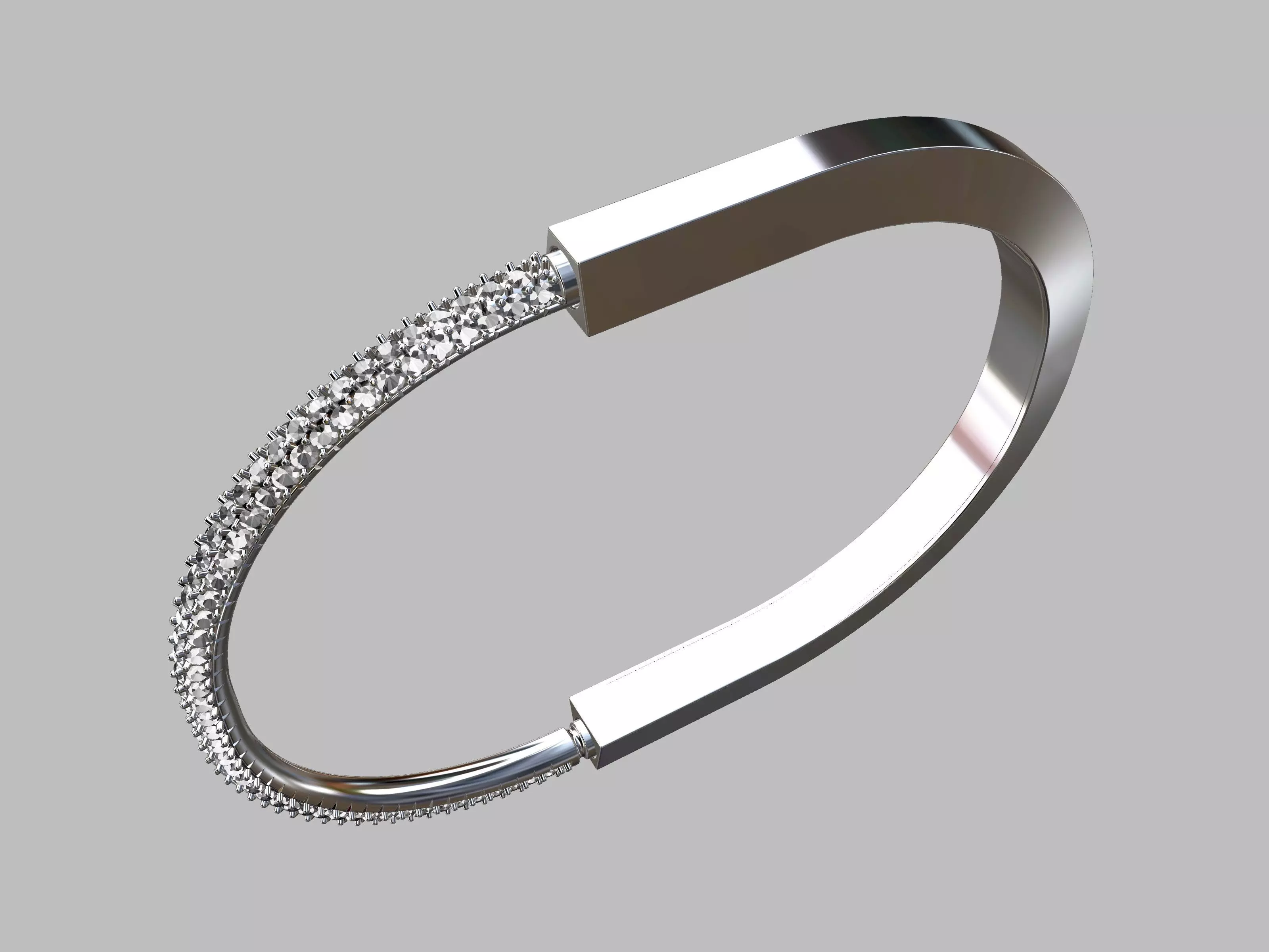Lock Bracelet 3D print model