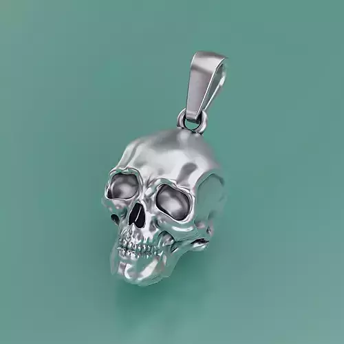 Skull Pendant 3D print model