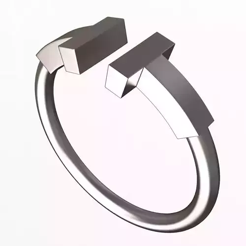 Jewellery Ring 014 Chrome