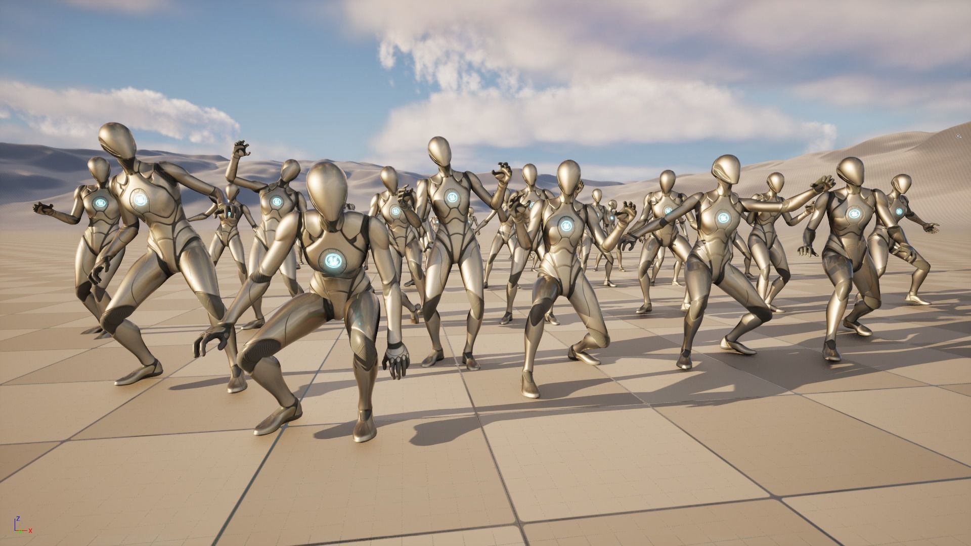 Animations for Monsters  Creatures  UE4 35 pcs Low-poly 3D model_11