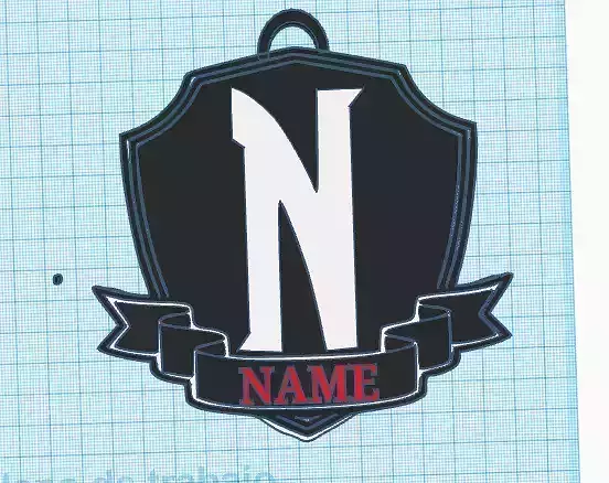Nevermore Academy - Wednesday - Unitas Est Invicta 3D print model