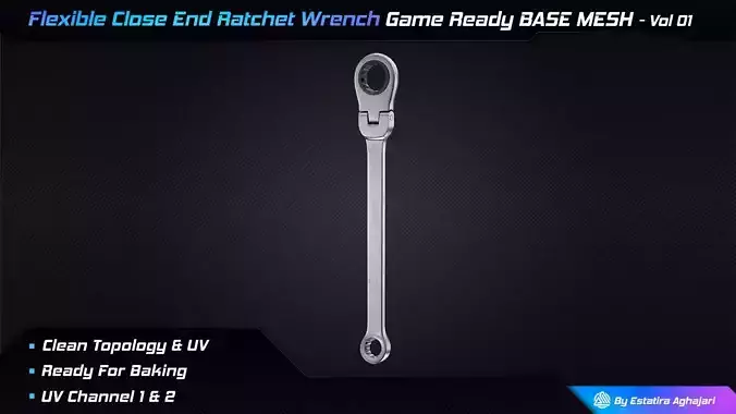 Flexible Close End Ratchet Wrench