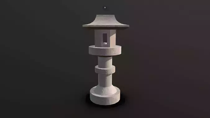 Asian Stone Lamp