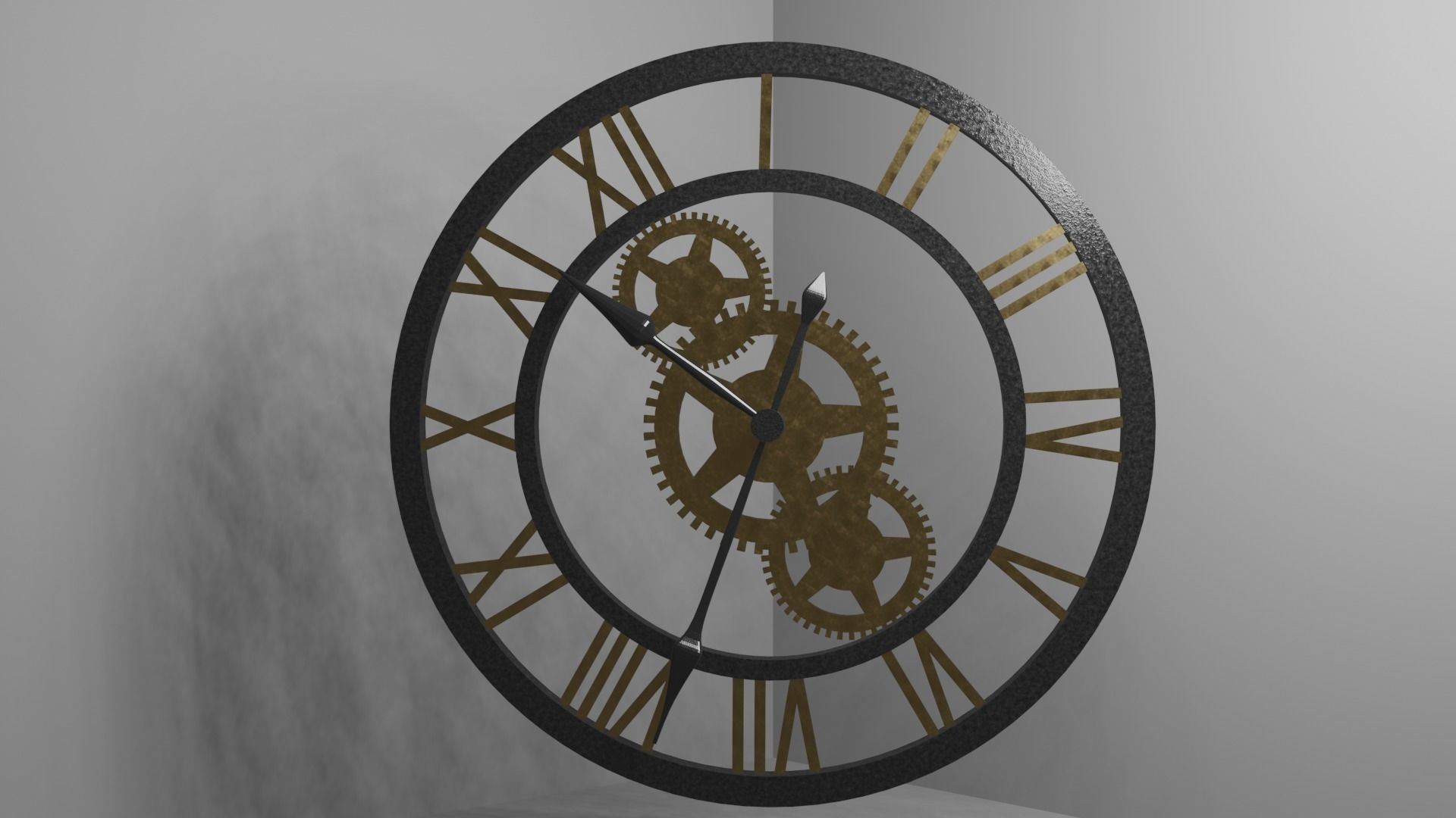 tower clock 3D model_1