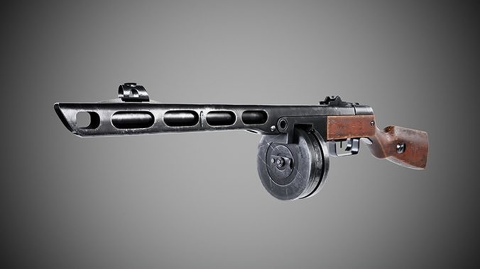 PPSH-41 3D model